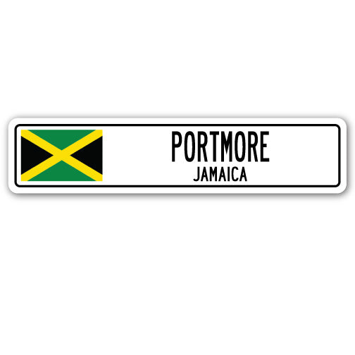 PORTMORE, JAMAICA Street Sign