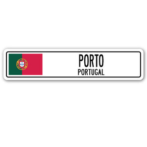 Porto, Portugal Street Vinyl Decal Sticker