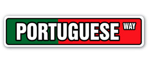 Portuguese Flag Street Vinyl Decal Sticker