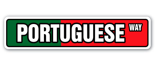 Portuguese Flag Street Vinyl Decal Sticker