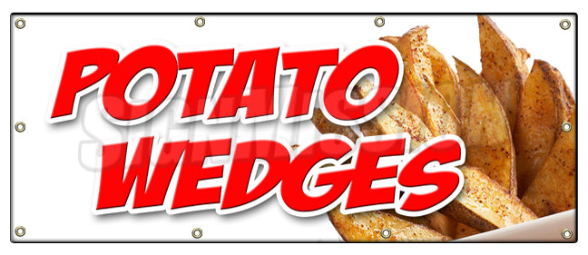 Potato Wedges Banner