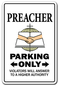 Preacher Vinyl Decal Sticker