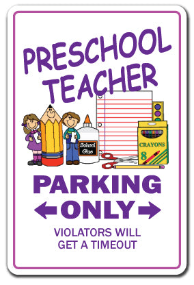Preschool Teacher Vinyl Decal Sticker