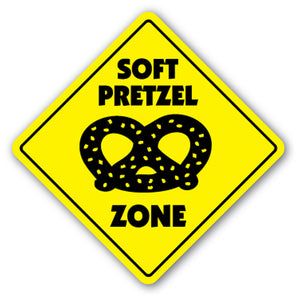 Soft Pretzel Zone Vinyl Decal Sticker