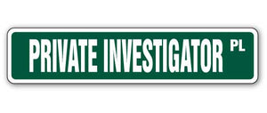 Private Investigator Street Vinyl Decal Sticker