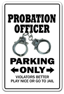 Probation Officer Street Vinyl Decal Sticker