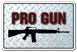 Pro Gun Vinyl Decal Sticker