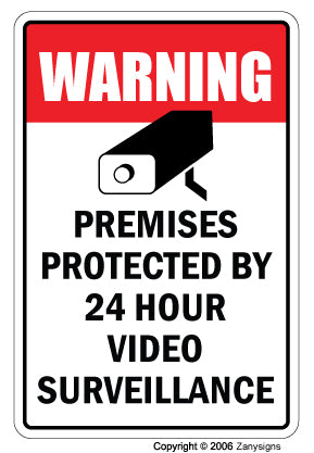VIDEO SURVEILLANCE Sign