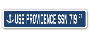 USS PROVIDENCE SSN 719 Street Sign