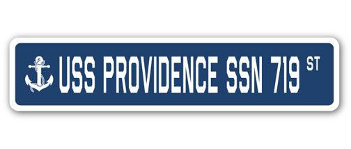 USS PROVIDENCE SSN 719 Street Sign