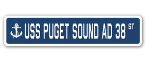 USS Puget Sound Ad 38 Street Vinyl Decal Sticker