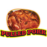 Pulled Pork Sandwich Die Cut Decal