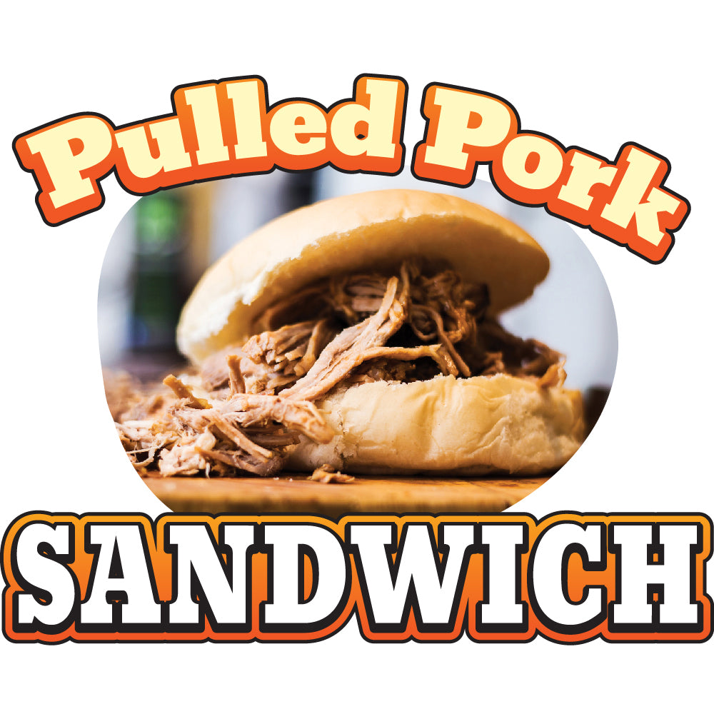 Pulled Pork Die Cut Decal