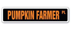 Pumpkin Farmer Street Vinyl Decal Sticker