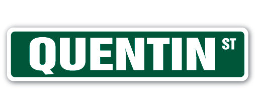 Quentin Street Vinyl Decal Sticker