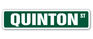 QUINTON Street Sign