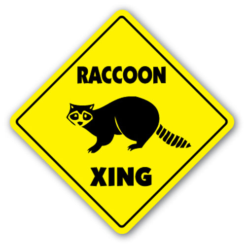 Raccoon Street Vinyl Decal Sticker