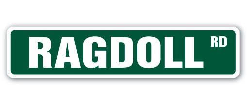 Ragdoll Street Vinyl Decal Sticker