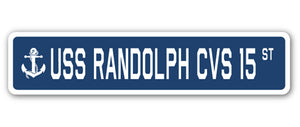 USS Randolph Cvs 15 Street Vinyl Decal Sticker