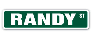 RANDY Street Sign