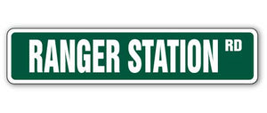 Ranger Station Street Vinyl Decal Sticker