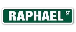 RAPHAEL Street Sign