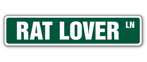 Rat Lover Street Vinyl Decal Sticker