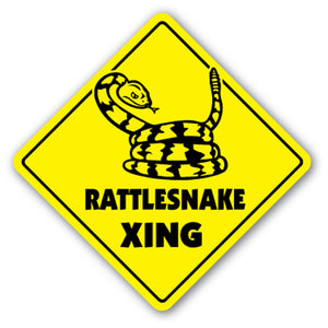 Rattlesnake Crossing Vinyl Decal Sticker