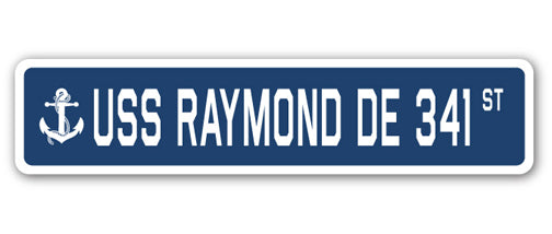 USS Raymond De 341 Street Vinyl Decal Sticker