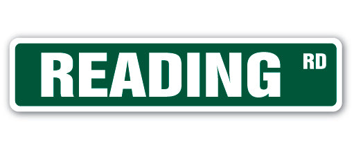 READING Street Sign