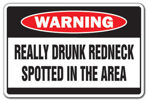 Really Drunk Redneck Vinyl Decal Sticker