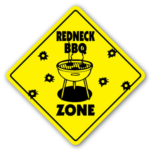 Redneck Bbq Street Vinyl Decal Sticker