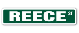 REECE Street Sign