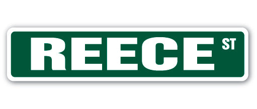 REECE Street Sign