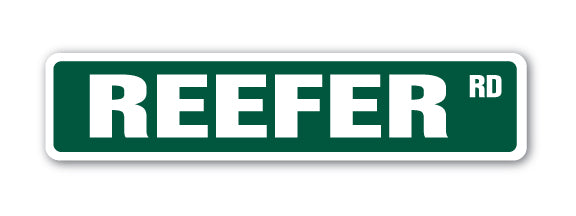 Reefer Street Vinyl Decal Sticker