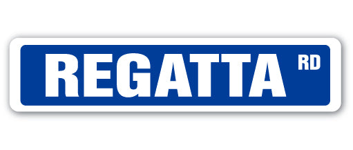 REGATTA Street Sign