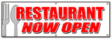 Restaurant Now Open Banner