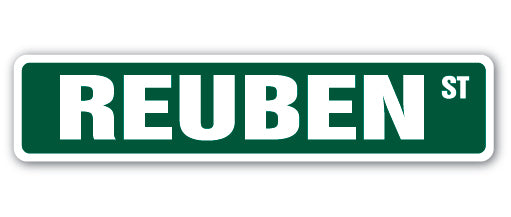 REUBEN Street Sign