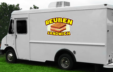 Reuben Sandwich Die Cut Decal