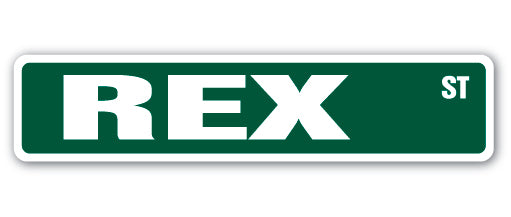 REX Street Sign