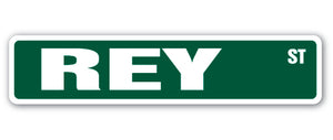 REY Street Sign