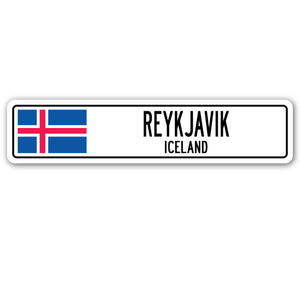Reykjavik, Iceland Street Vinyl Decal Sticker
