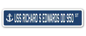 USS Richard S Edwards Dd 950 Street Vinyl Decal Sticker