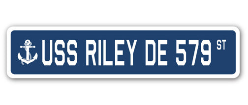 USS Riley De 579 Street Vinyl Decal Sticker