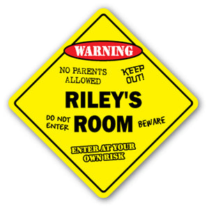 Riley's Room Vinyl Decal Sticker