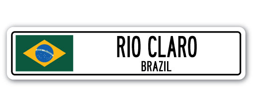 RIO CLARO, BRAZIL Street Sign