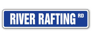 River Rafting Street Vinyl Decal Sticker