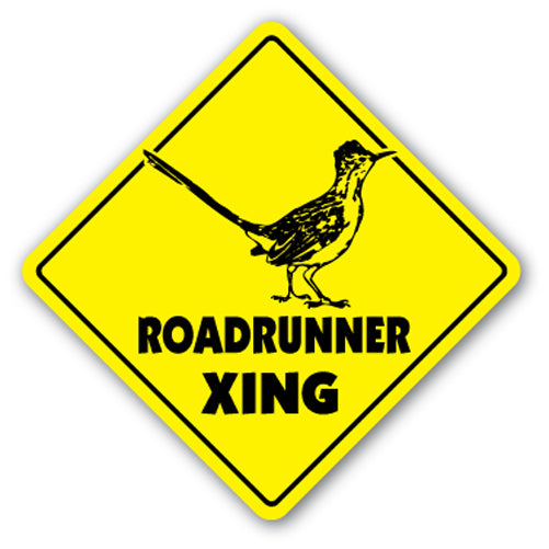 Roadrunner Crossing Vinyl Decal Sticker