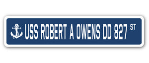USS Robert A Owens Dd 827 Street Vinyl Decal Sticker
