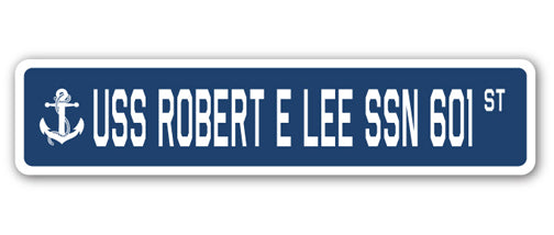 USS Robert E Lee Ssn 601 Street Vinyl Decal Sticker